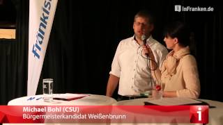 Diskussion zur Bürgermeisterwahl in Weißenbrunn [upl. by Mira]