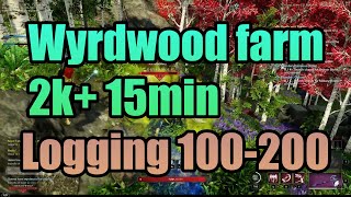 AMAZING WYRDWOOD FARM 2K 15 MIN LOGGING 100200 EDENGROVE [upl. by Aihsak844]