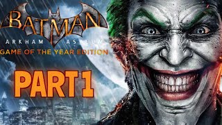 BANE DOES NOT LIKE US  Batman Arkham Asylum Walkthrough Gameplay Part 1 [upl. by Ythomit]