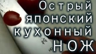 Так режут очень острые японские кухонные ножи лучшие кухонные ножи набор кухонных ножей [upl. by Aicital57]