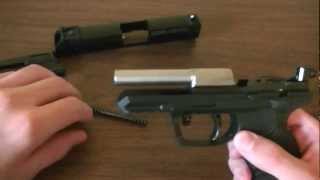 How To Field Strip The Ruger SR22 [upl. by Ashwell903]