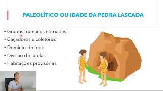 Aula de História  PréHistória Paleolítico Neolítico e Idade dos metais [upl. by Nikolia]