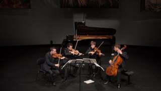 The Quatuor Ebène plays Beethoven Quartett Op 130 with the Fuge [upl. by Linoel]