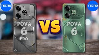 Tecno Pova 6 Pro 5G vs Tecno Pova 6  Full Comparison 🔥 [upl. by Talanian586]