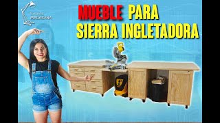 como hacer un mueble para sierra ingletadora [upl. by Ikkela777]