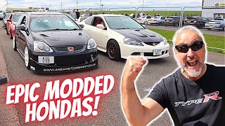 CRAZY Modded Hondas TAKE OVER Santa Pod 🔥 Mimms Honda Day 2023 [upl. by Ainegue]