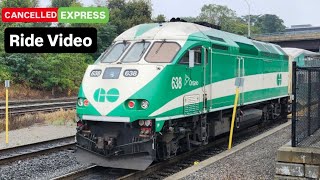 Ride Video GO 1709 CancelledExpress Ride From Oakville To West Harbour [upl. by Margarethe337]