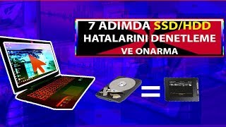 Harddisk SSD Hatalarını Denetleme ve Onarma [upl. by Litton400]