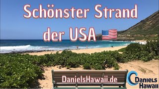 Schönster Strand in den USA  Traumstrand in Hawaii  Waimanalo [upl. by Chaddie408]