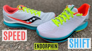 Saucony Endorphin Speed vs Shift [upl. by Laekim383]