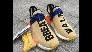 Review Adidas X Pharrell Williams NMD Human Race Originals Trail Breath Walk AC7361 [upl. by Nivak198]