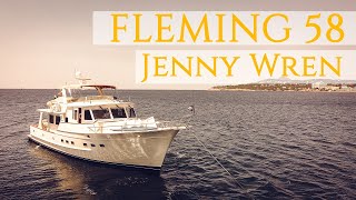 Fleming 58 Jenny Wren  A Glimpse At The Ultimate Luxury Motor Yacht [upl. by Koralle]