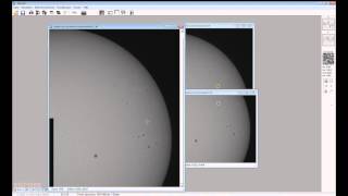 Entstehung einer Sonnenaufnahme im Weißlicht  Teil 5  Deconvolution und Mosaik mit Fitswork [upl. by Russo]