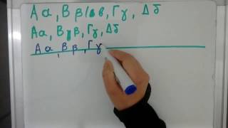 Learn Greek Lesson 2 The Greek alphabet [upl. by Ecneralc]