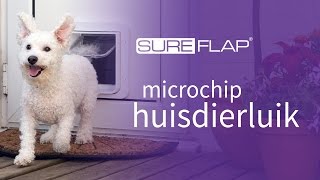 Het SureFlap microchip huisdierluik gebruiken [upl. by Tyne]