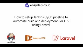 How to set up Jenkins CI CD pipeline to automate the build and deployment of Laravel to AWS ECS [upl. by Townsend]