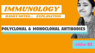 IMMUNOLOGY II POLYCLONAL Vs MONOCLONAL ANTIBODIES HYBRIDOMA TECHNOLOGY [upl. by Ming]