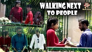 Walking Next To People  Funny Indian Prank  B4BAKWAS Must Watch PAKAU 4 P [upl. by Yelekreb]