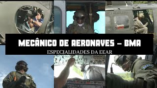 Especialidades EEAR MECÂNICO DE AERONAVES  BMA quotPilares da Aviaçãoquot [upl. by Cardie167]