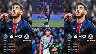 PSG Vs Montpellier 6  0 match highlights [upl. by Nauqahs]