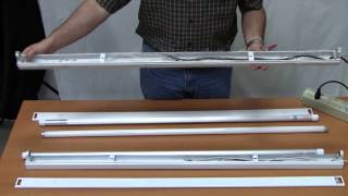 LED Tube Safety Demo Fluorescent Tube Reinsertion [upl. by Nacul408]