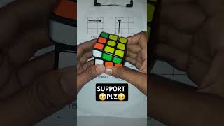 RubiksMagic trick rubiks cube algorithm  cube art puzzle shorts [upl. by Irat]