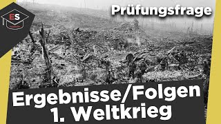 1 Weltkrieg Ergebnisse und Folgen  Friedensschlüsse  Ergebnisse des 1 Weltkrieges erklärt [upl. by Christine]