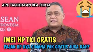 Alhamdulillah‼ Untuk Semua Tki Yang Pulang Tidak Usah Ribet Lagi Untuk Pendaftaran Imei Gratis [upl. by Yessej]