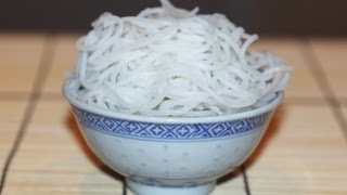 Make Perfect Rice Vermicelli for Asian Dishes Cach Luoc Bun [upl. by Salisbury]