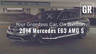 2014 Mercedes E63 AMG S 4Matic Sedan Drive and Review  Gadget Review [upl. by Ahseinat833]