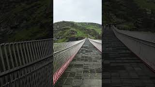 Tintagel Castle Bridge Cornwall England [upl. by Mariya853]