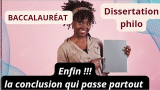 Dissertation en philo  la conclusion qui passe partout [upl. by Arenahs]