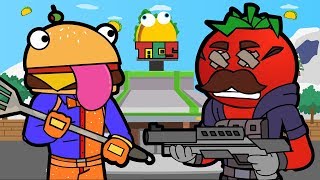 GREASY GROVE TACO TIME  Tomato amp Burger Fortnite Animation [upl. by Lyndell]