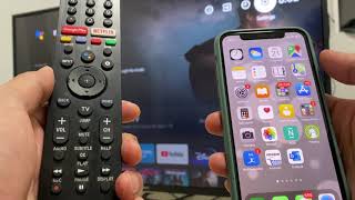 How to CONNECT iPhone to Sony TV Watch anything on your iPhone on the TV by SCREEN MIRRORING [upl. by Laoj640]