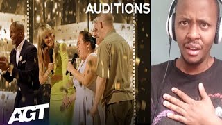 GOLDEN BUZZER Lavender Darcangelo wins over Heidi Klum with a STUNNING song  AGT 2023 REACTION [upl. by Ansel840]