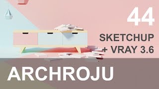 SketchUp  Projekt i wizualizacja Vray 36  Tutorial 44 [upl. by Faires]