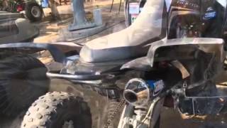 HMF Exhaust Sound Test  Yamaha Raptor 700 [upl. by Nodyarg306]