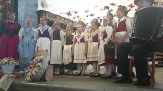 Die Kinderjodelgruppe am 57 Walliser Jodlertreffen in Naters [upl. by Ahsyt268]