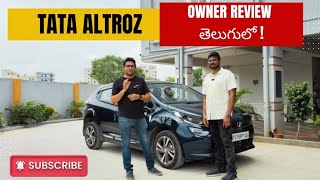 TATA ALTROZ తెలుగులో Ownership Review  Pros amp Cons  XZA PETROL tata youtube trending [upl. by Dacy967]