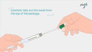 Male urethral swab sample collection  Pluslife [upl. by Fachini]