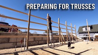 Preparing for Trusses and Building a Lumber Carrier for the Truck [upl. by Chemush]