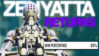 The return of the RANK 1 ZENYATTA  Overwatch 2 [upl. by Anaujd617]