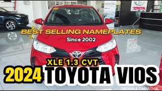 A Review of the 2024 Toyota Vios XLE 13L CVT car review toyota vios 2024 sedan vehicle [upl. by Daren]