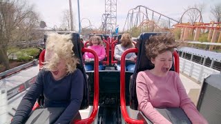 Top Thrill 2 POV video at Cedar Point Heres what its like to ride the new roller coaster [upl. by Alyhc674]