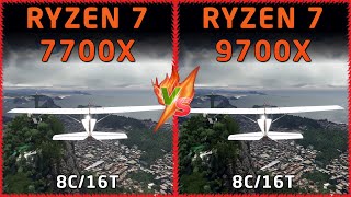 AMD Ryzen 7 7700X vs AMD Ryzen 7 9700X [upl. by Anivle]