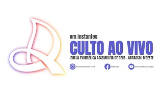 Culto ao vivo  Culto de ação de Graças da UMADEM  14 de Julho de 2024 [upl. by Herson]