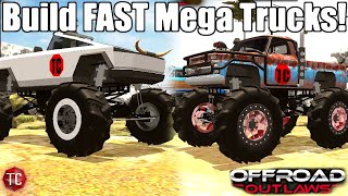 Offroad Outlaws Building FAST MEGA RACE TRUCKS Tuning Tips [upl. by Ahsein]