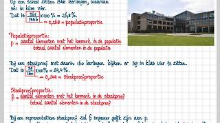 havo A 21 D  vwo AC 22 C  Populatieproportie en steekproefproportie [upl. by Saibot]