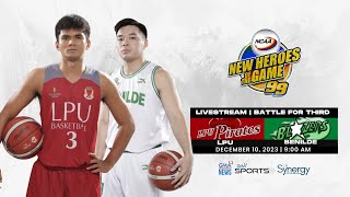 NCAA Season 99  Benilde vs LPU Mens Basketball Battle for Third  LIVESTREAM  Replay [upl. by Enuahs]