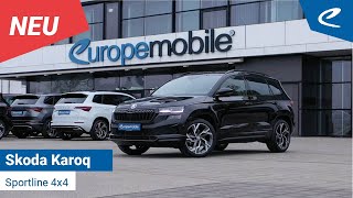 Skoda Karoq SPORTLINE TSI DSG  Innenraum  Exterior [upl. by Worlock]